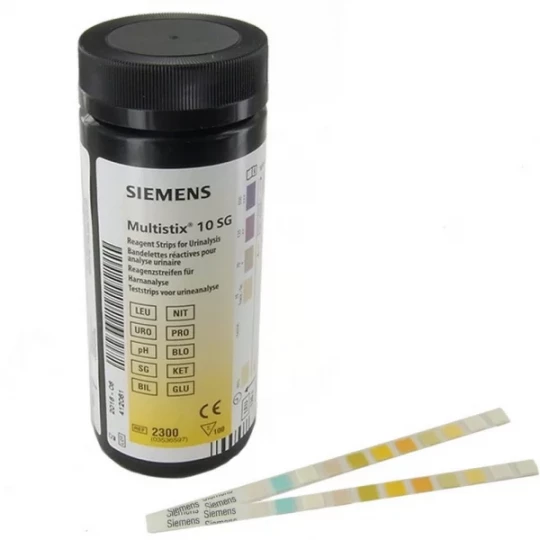 Siemens Multistix Bandelettes Urinaires 10 paramètres x 100
