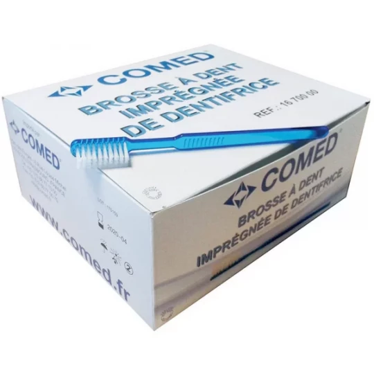 Comed Brosses à Dents Imprégnées de Dentifrice x 100