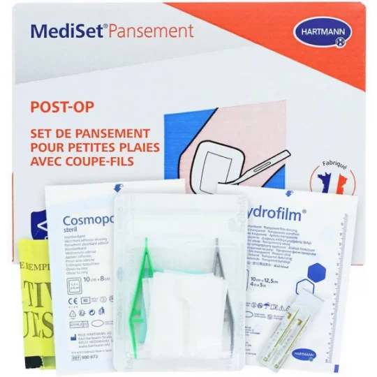 MediSet Post-Op Set Pansements pour Petites Plaies x 3