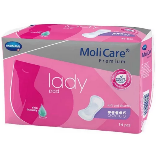 Hartmann Molicare Premium Protections Anatomiques pour Femmes 4,5 Gouttes x 14