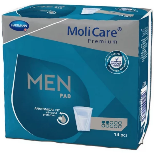 Hartmann Molicare Premium Men Pad 2 Gouttes x 14