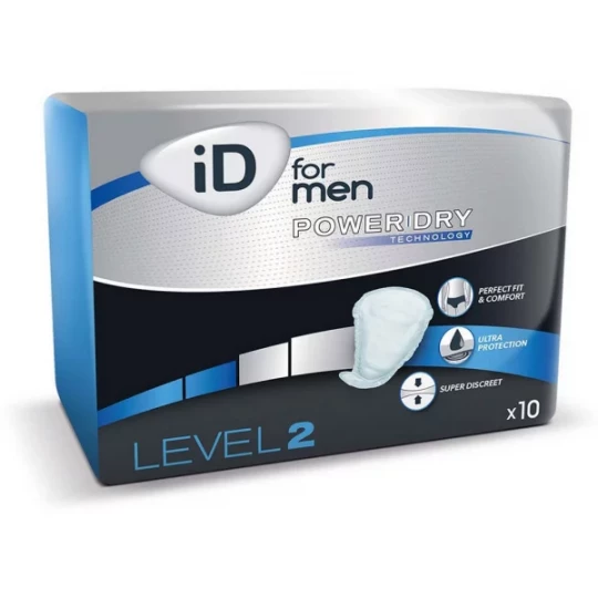 Ontex-ID Protection Anatomique pour Homme x 10