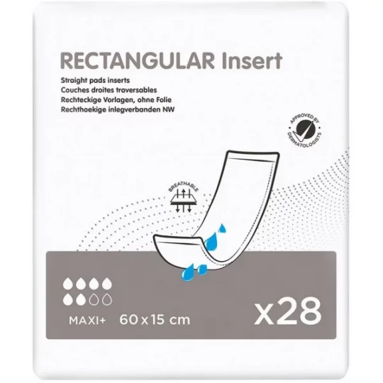 Ontex-ID Protections Droites Rectangulaire PAD Traversables x 28