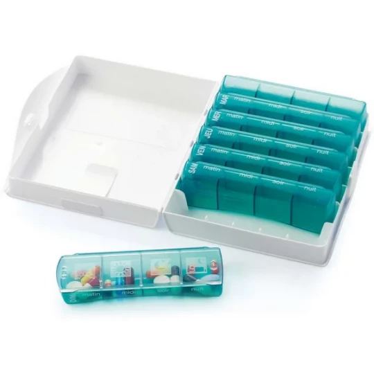 Pilulier Semaine Pillbox Geant 7.4