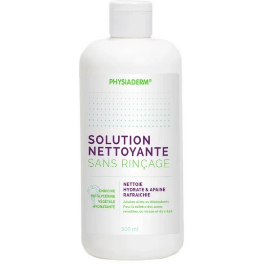 Physiaderm Solution Nettoyante Sans Rinçage 500 ml