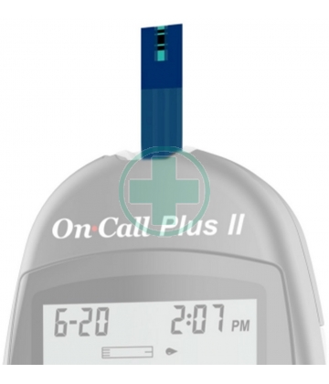 On Call Plus II Bandelettes pour glucomètre x 50