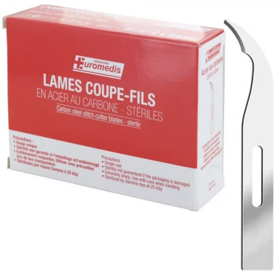 Euromedis Lames Coupe-fils Stériles x 100