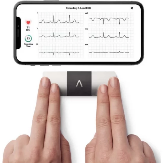 AliveCor Electrocardiographe Portable KardiaMobile 6 L