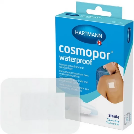 Hartmann Pansements Adhésifs Stérile Cosmopor Waterproof x 5