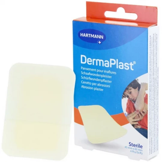 Hartmann Pansements Stériles pour Éraflures DermaPlast x 4
