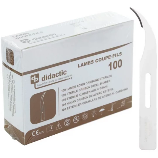 Didactic Lames Coupe-fils Stériles x 100