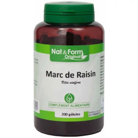 Nat&Form Marc de Raisin Gélules x 200