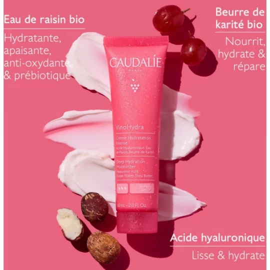 Caudalie Vinosource-Hydra Crème SOS Hydratation Intense 60 ml - image 2