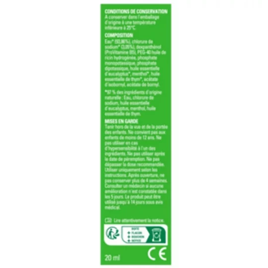 Vicks Nasaly Spray Nasal Nez Bouché 20 ml - image 6