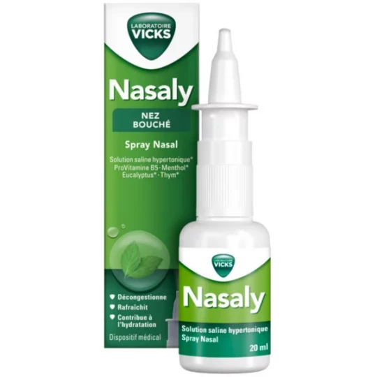Vicks Nasaly Spray Nasal Nez Bouché 20 ml