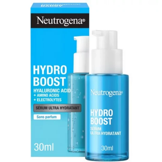 Neutrogena Hydro Boost Sérum Ultra Hydratant Sans  Parfum 30 ml