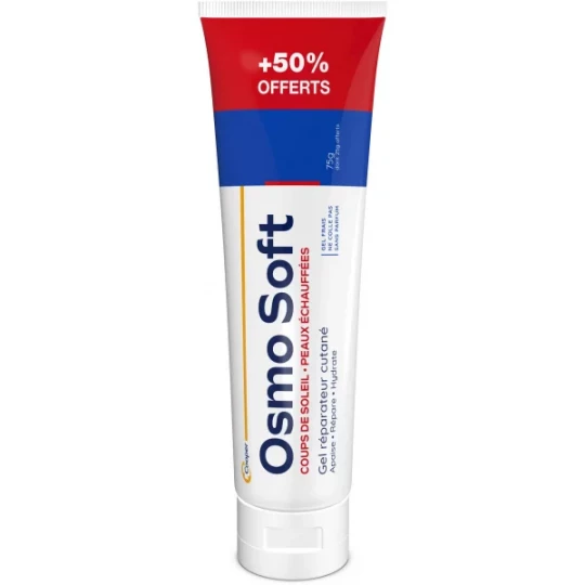 Cooper Osmo Soft Coups de Soleil & Peaux Echauffées Gel Réparateur Cutané 75 g + 50% offerts