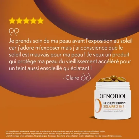 Oenobiol Perfect Bronze Solaire 2 en 1 Capsules - image 2