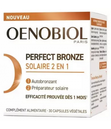 Oenobiol Perfect Bronze Solaire 2 en 1 Capsules