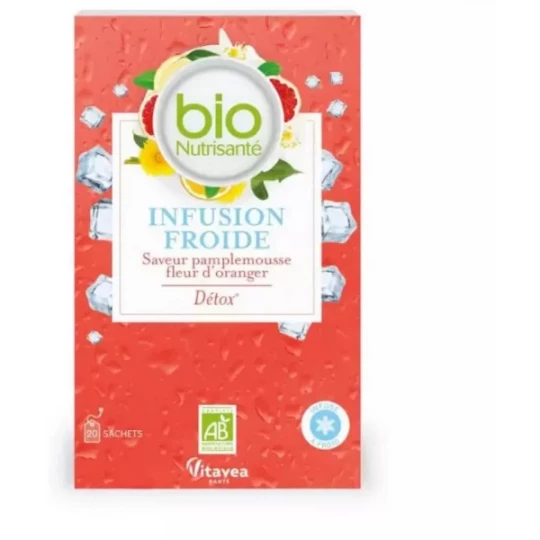 Nutrisanté Infusion Froide Détox Sachets x 20