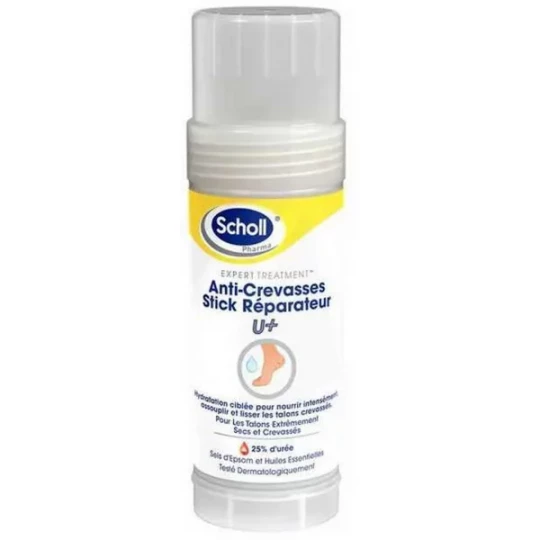 Scholl Anti-Crevasses Stick Réparateur U+ 70 g