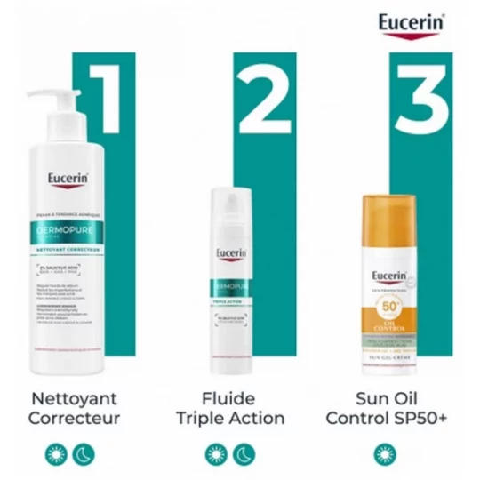 Eucerin DermoPure Gel Nettoyant Triple Action 400 ml - image 2