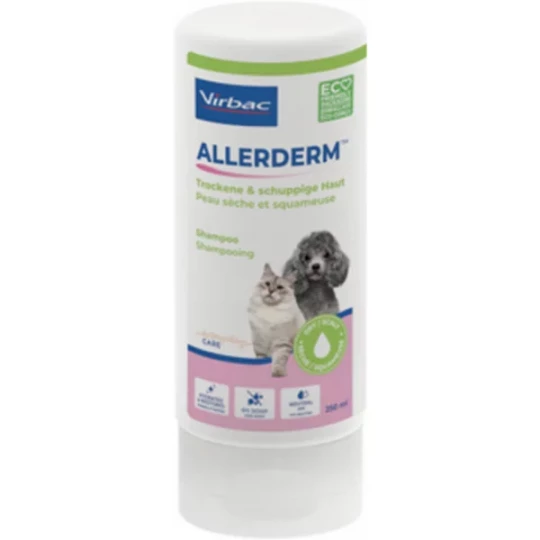 Virbac Allerderm Shampooing Peau Sèche 250 ml