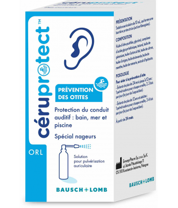 Bausch & Lomb Céruprotect Solution Auriculaire Spray 10 ml