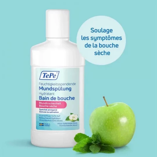 Tepe Bain de Bouche Hydratant Saveur Pomme Menthe 500 ml - image 2