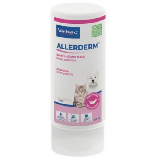 Virbac Allerderm Shampooing Peau Sensible 250 ml