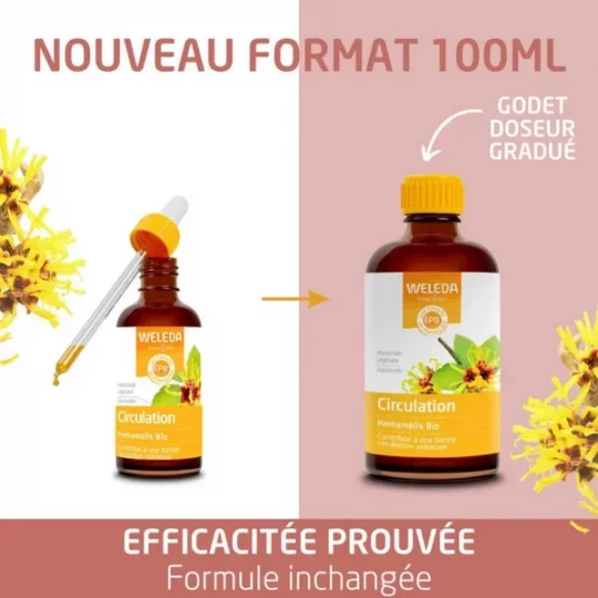 Weleda Extraits de Plantes Hamamélis Bio Circulation 100 ml - image 5