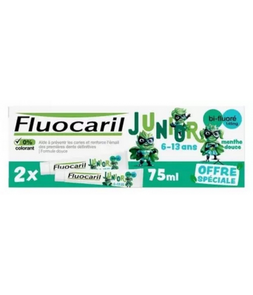 Fluocaril Junior Dentifrice 6-13 ans Menthe Douce