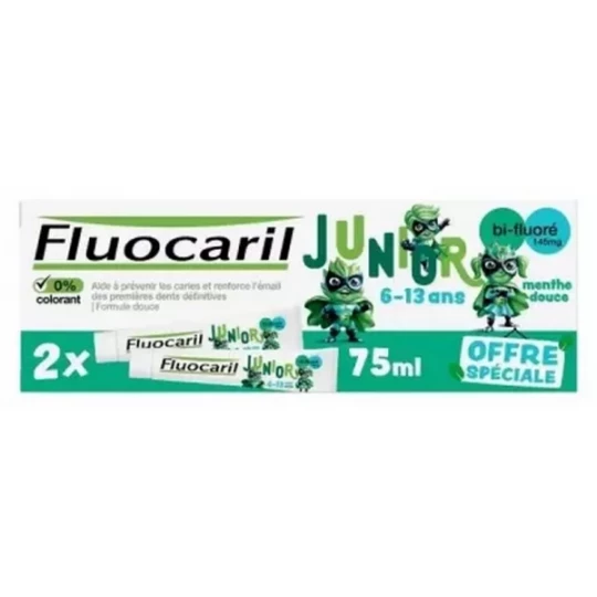 Fluocaril Junior Dentifrice 6-13 ans Menthe Douce