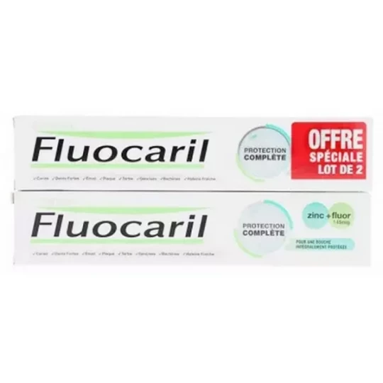 Fluocaril Dentifrice Protection Complète Zinc Fluor