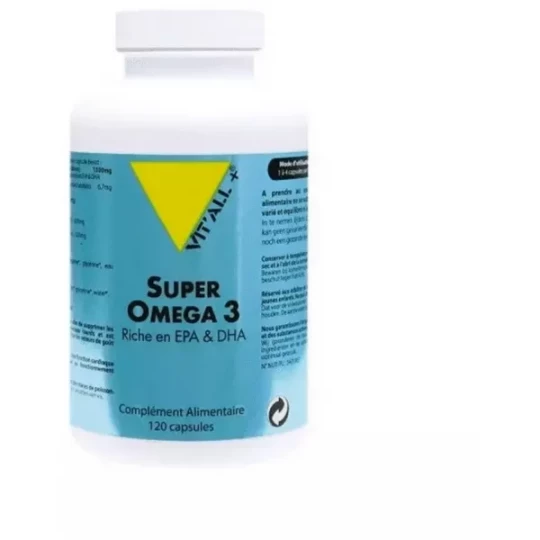 VIT'ALL+ Super Omega 3 1000 mg Capsules x 120