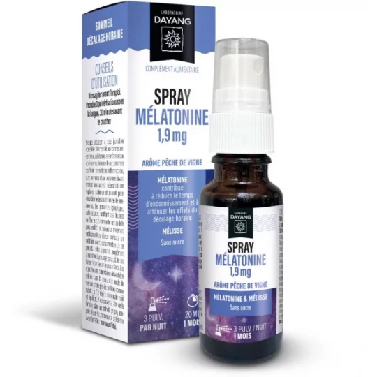 Dayang Spray Mélatonine 1,9 mg 20 ml