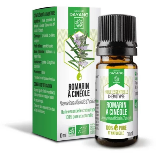 Dayang Huile Essentielle Romarin à Cinéole Bio 10 ml