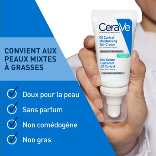 CeraVe Gel-crème Hydratant Oil Control 52 ml - image 2