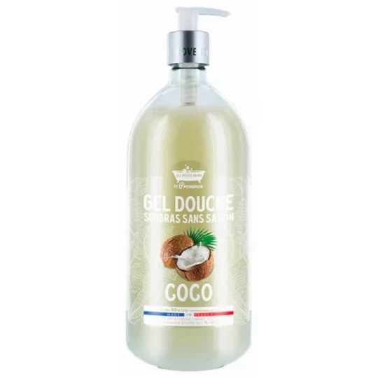 Les Petits Bains de Provence Gel Douche Surgras Sans Savon Coco 1 L