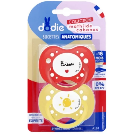 Dodie Sucettes Anatomiques Collection Mathilde Cabanas +18 Mois x 2 - image 4