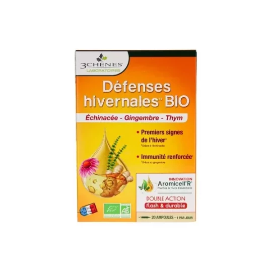 Les 3 Chênes Défenses Hivernales Bio Ampoules 10 ml x 20