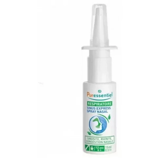 Puressentiel Respiratoire Sinus Express Spray Nasal 15 ml