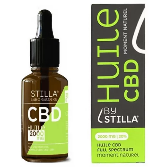 Stilla Huile CBD 20% 2000 mg Chanvre Flacon 10 ml