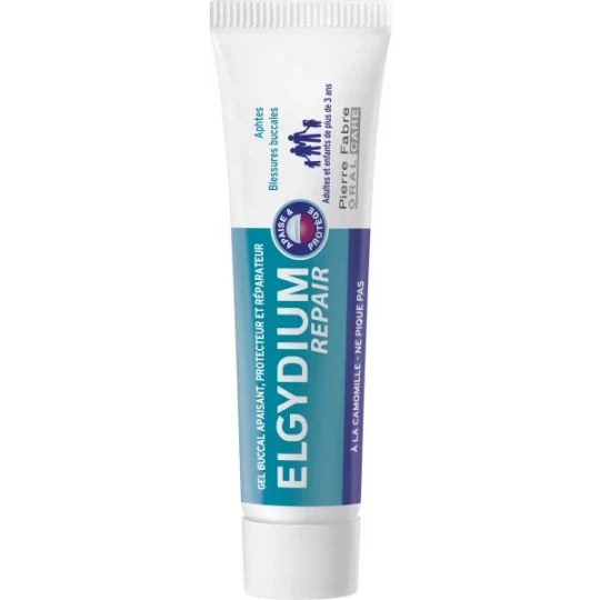 Elgydium Repair Gel Buccal Réparateur Apaisant 15 ml