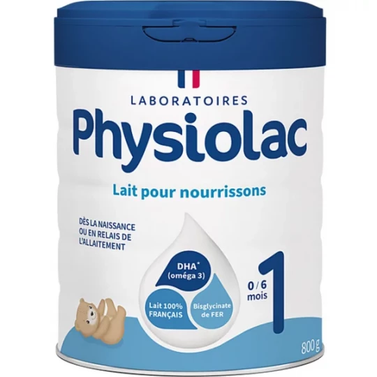 Physiolac Lait Infantile 1er Age 800 g