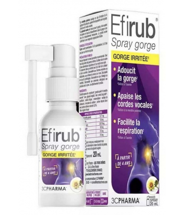 3C Pharma Efirub Spray Gorge 20 ml