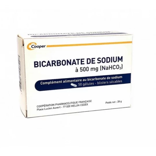 Cooper Bicarbonate de Sodium 500 mg Gélules x 50