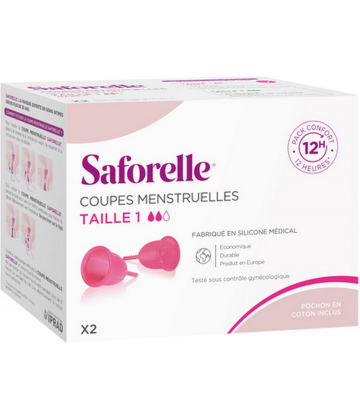 Saforelle Cup Protect Coupes Menstruelles x 2