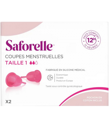 Saforelle Cup Protect Coupes Menstruelles x 2