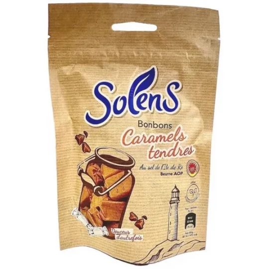 Solens Bonbons Caramels Tendres Sachet 100 g